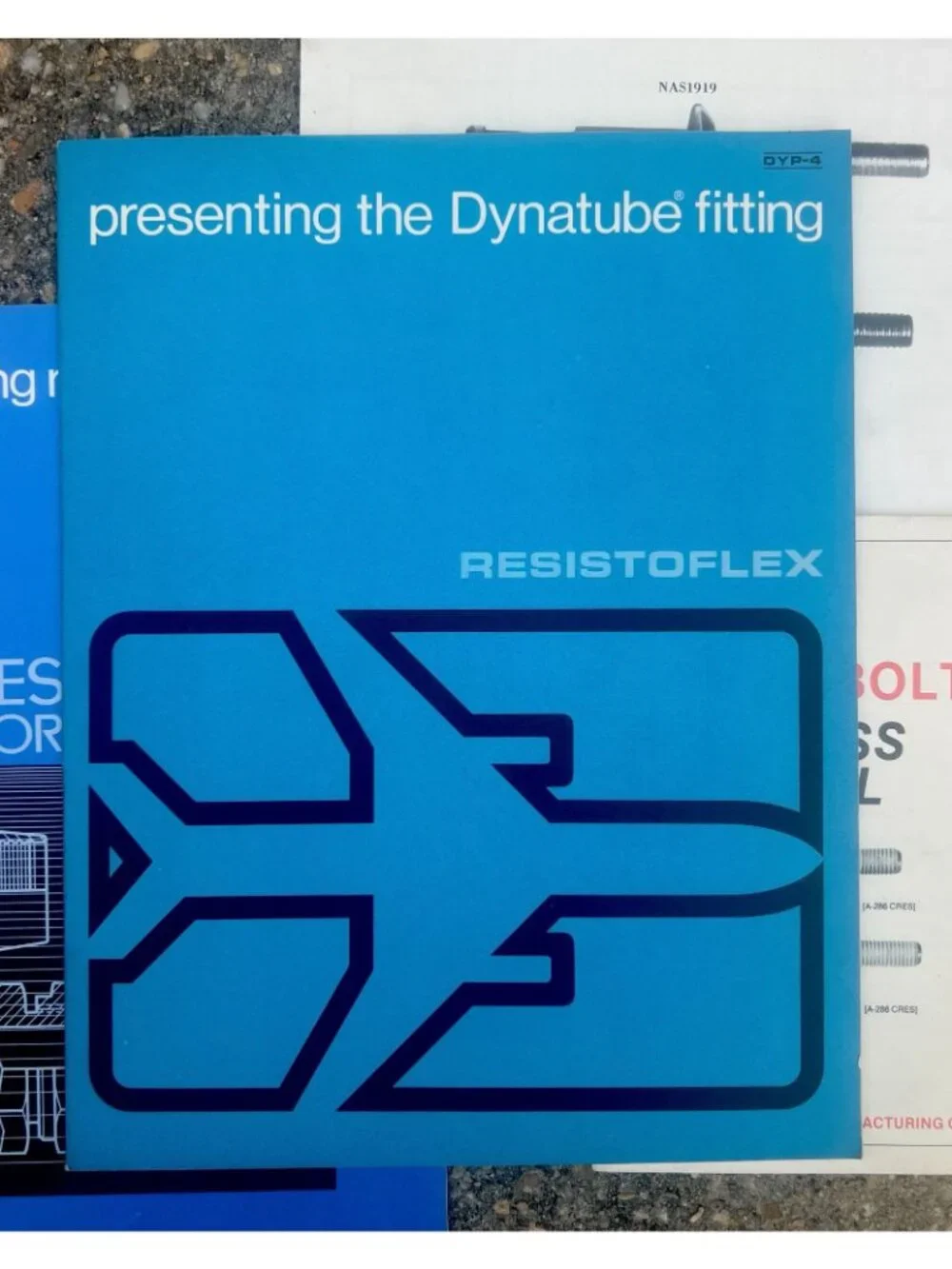 1970s Huck Resistoflex Aerospace Dynatube Blind Bolt Manual Brochure Lot